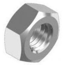 Dado esagonale acciaio inox a2 - ø mm.6