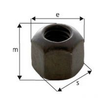 Dado Esagonale, Senza Base, Filettatura: M10 , 6 Punto s / s 17 Piatti Mm, Costa All'E 18,90 Millimetri, Altezza m: 15 Mm, Altezza r: 15 Mm