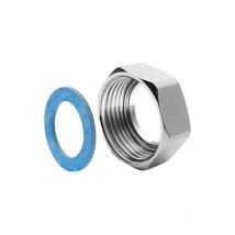 PSP - Dado in ottone con guarnizione per tubo csst dn 12x-1/2 acqua