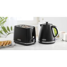 Daewoo Stirling 1.7l 3kw Pyramid Kettle Black