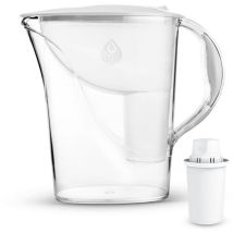 Carafe Filtrante Dafi Atria Classic 2,4 L, Multi-usages, Blanche, Avec 2 Filtres