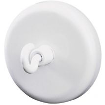 Magnet (ø x h) 47 mm x 32 mm rund, mit Haken Weiß 1 St. 95861 - Dahle