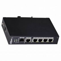 Dahua PFS3106-4T – Unmanaged Hardened Switch mit 6 Ports, 4 x 10/100 Mbit/s, 1 x 10/100/1000 Mbit/s, 1 x SFP 100/1000 Mbit/s