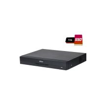 Dahua - XVR5108H-I3-1 Série Pro ai 1U WizSense Penta-brid 2K hd+ 8CH 5MP 5IN1 P2P smd Plus Détection de Visage ivs IoT comprend un ssd de 1 To