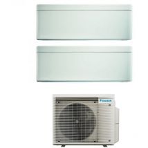 Daikin - bluevolution dual split climatiseur inverter série stylish white 12+18 avec 2mxm68n r-32 wi-fi intégré 12000+18000 couleur blanche