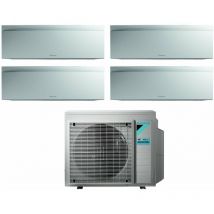 Daikin - bluevolution quadri split climatiseur inverter série emura white iii 9+9+15+18 avec 4mxm80n r-32 wi-fi intégré 9000+9000+15000+18000 couleur