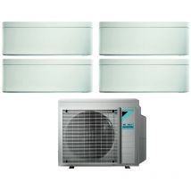 Bluevolution quadri split climatiseur inverter série stylish white 5+5+15 avec 4mxm80n r-32 wi-fi intégré 5000+5000+15000 couleur blanc - garantie