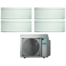Daikin - bluevolution quadri split inverter climatiseur série stylish white 7+7+12+12 avec 4mxm80n r-32 wi-fi intégré 7000+7000+12000 couleur blanche