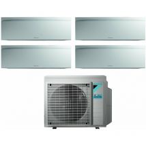Bluevolution Quadri Split Inverter Klimagerät Serie emura white iii 7+9+12+18 mit 4MXM80N R-32 Wi-Fi Integrated 7000+9000+12000+18000 Farbe Weiß
