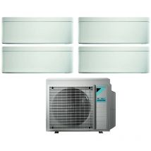 Daikin - Bluevolution Quadri Split Inverter-Klimagerät Serie stylish white 12+12+12 mit 4MXM80N R-32 Wi-Fi Integrated 12000+12000+12000 Farbe Weiß