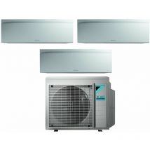Daikin - bluevolution trial split climatiseur inverter série emura white iii 7+7+15 avec 3mxm68n r-32 wi-fi intégré 7000+7000+15000 couleur blanc mat
