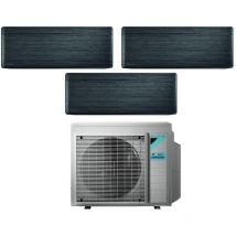 Bluevolution Trial Split Inverter Aire Acondicionado Serie stylish real blackwood 7+7+12 con 3MXM68N R-32 Wi-Fi Integrado 7000+7000+12000 Madera