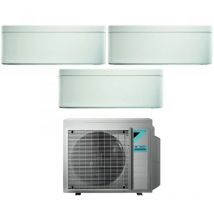 Daikin - bluevolution trial split inverter climatiseur série stylish white 9+15+15 avec 3mxm68n r-32 wi-fi intégré 9000+15000 couleur blanc