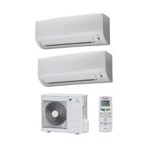 Daikin - Serie Ecoplus Siesta Condizionatore Fisso Dual Split Inverter Unita' esterna + 2 Unita' interne 9.000+9.000 Btu-h Classe energetica a++-a++