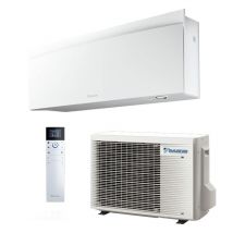 Daikin - Emura 3 9000 btu FTXJ25AW RXJ25A couleur blanche wifi inclus 2.6 kW, climatiseur reversible mural split fixe