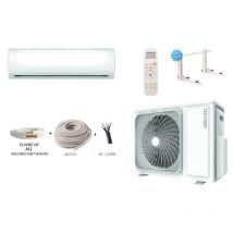 Atlantic - Klimaanlage Dojo R32 3600w + Installationskit 10 Meter + Wandhalter