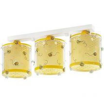 Plafonieria a 3 Faretti Bee Happy - Multicolor