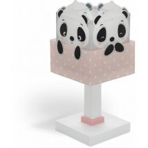 Lampada da comodino Panda Rosa - Multicolor
