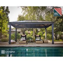 Palram - Canopia Tonnelle de jardin Dallas Gris
