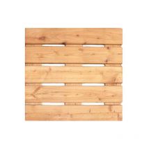 Robin Hood - Dalle de jardin en mélèze huilé 50 x 50 cm