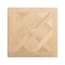 Dalle de parquet Versailles -Chêne -Vernis mat -Aspect bois brut - 60x60 cm