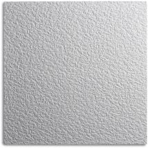 Dalle de plafond AP103 (Gent) - polystyrène - blanc - effet crépi - 50 x 50 cm - 10 sach. (=20 m2) - blanc - Decosa
