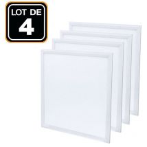 Europalamp - Panel led 600 x 600 40 w lote de 4 piezas blanco neutro 4000 k Alta luminosidad - Varios modelos disponibles