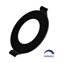 Dalle LED dimmable 4W 4000K 280lm Noir IP40