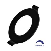 Dalle led dimmable 6W 4000K 470lm Noir IP40