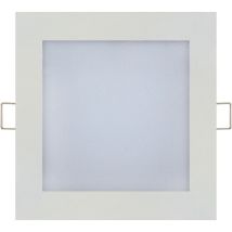 Dalle led extra plate carré blanc 12W (Eq. 96W) 4200K Dim 170x170mm