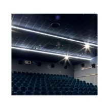 Knauf - Dalle plafond acoustique amf thermatex Alpha 120x60 cm noire - carton de 8 dalles