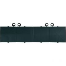 Plinthe à câbles grise anthracite épaisseur 12 mm Plinthe à dimensions 30 x 7,5 cm Plinthe en plastique clipsage facile usage intérieur et extérieur