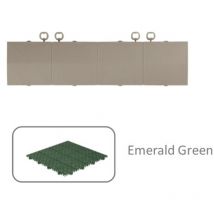 Plinthe à câbles verte émeraude épaisseur 12 mm Plinthe à dimensions 30 x 7,5 cm Plinthe en plastique clipsage facile usage intérieur et extérieur