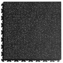 Dalle PVC Garage Fortelock à joints invisibles Print "Noir 02" - 45,2 x 45,2 cm