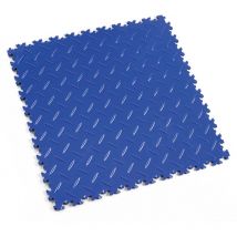 Dalle PVC garage Fortelock Industry 2010 "Diamond Bleu" - 50 x 50 cm (4 dalles = 1 m²)