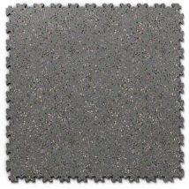 Dalle PVC garage Fortelock Industry Print "Skin Graphite 05" - 50 x 50 cm (4 dalles = 1 m²)