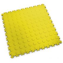 Dalle PVC garage Fortelock Light 2080 "Pastille Jaune" - 50 x 50 cm (4 dalles = 1 m²)