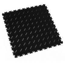 Dalle PVC garage Fortelock Light 2050 "Diamond Noir" - 50 x 50 cm (4 dalles = 1 m²)