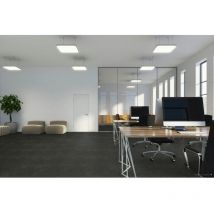 Deladeco - Dalle pvc xl plombante Albin i La Paz 100x100 - Dimensions:100x100 - La Paz -2 m2