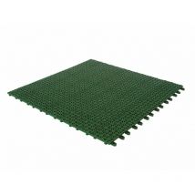 Multiplate 4 dalles flexibles en plastique résistant 55,5 x 55,5 cm, vert env. 2,73 m² - Verde