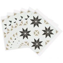 Sa wall tiles vivid stars - 6PCES 30,5 x 30,5CM/33X33CM avec film adh Access Deco F2703009