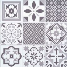 Sa wall tiles oriental tiles - 6PCE 30,5 x 30,5CM/33X33CM avec film adh Access Deco F2703004A