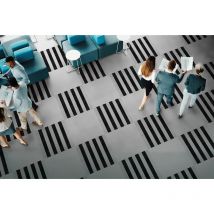 Hellocarpet - Dalles pvc plombantes Rhys i Porto minéral 91,44x91,44 - Porto minéral