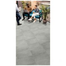 Hellocarpet - Dalles pvc plombantes Rhys ii Béton perle 60x60 - Béton perle