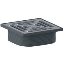 Dallmer - DallDrain Pure Aufsatz 120x120mm, Edelstahl