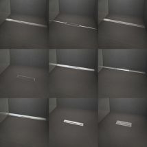 Dallmer Dallflex-system Duschrinnen Cerawall Select Naturstein Edelstahl Poliert 1300mm
