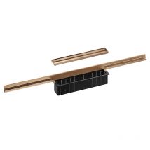 DallFlex-System Duschrinnen CeraWall Individual rotgold matt 800mm - Dallmer