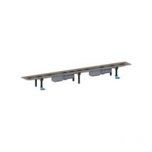 Dallmer - Duschrinne CeraLine plan f 2000mm, dn 50 Bauhöhe 90mm,