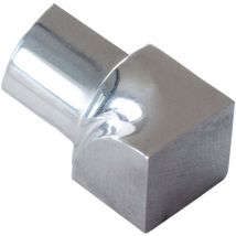 Angle intérieur pour profilé en quart de cercle en acier inoxydable, Profilé pour carrelage - Poli 8mm, 1 pièce - Dalsys