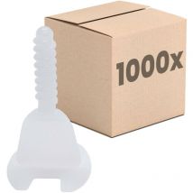 Fliesen Nivelliersystem, Verlegehilfe Set, Fliesenleger Werkzeug, ergonomisch - 2mm 1000 Laschen - Dalsys